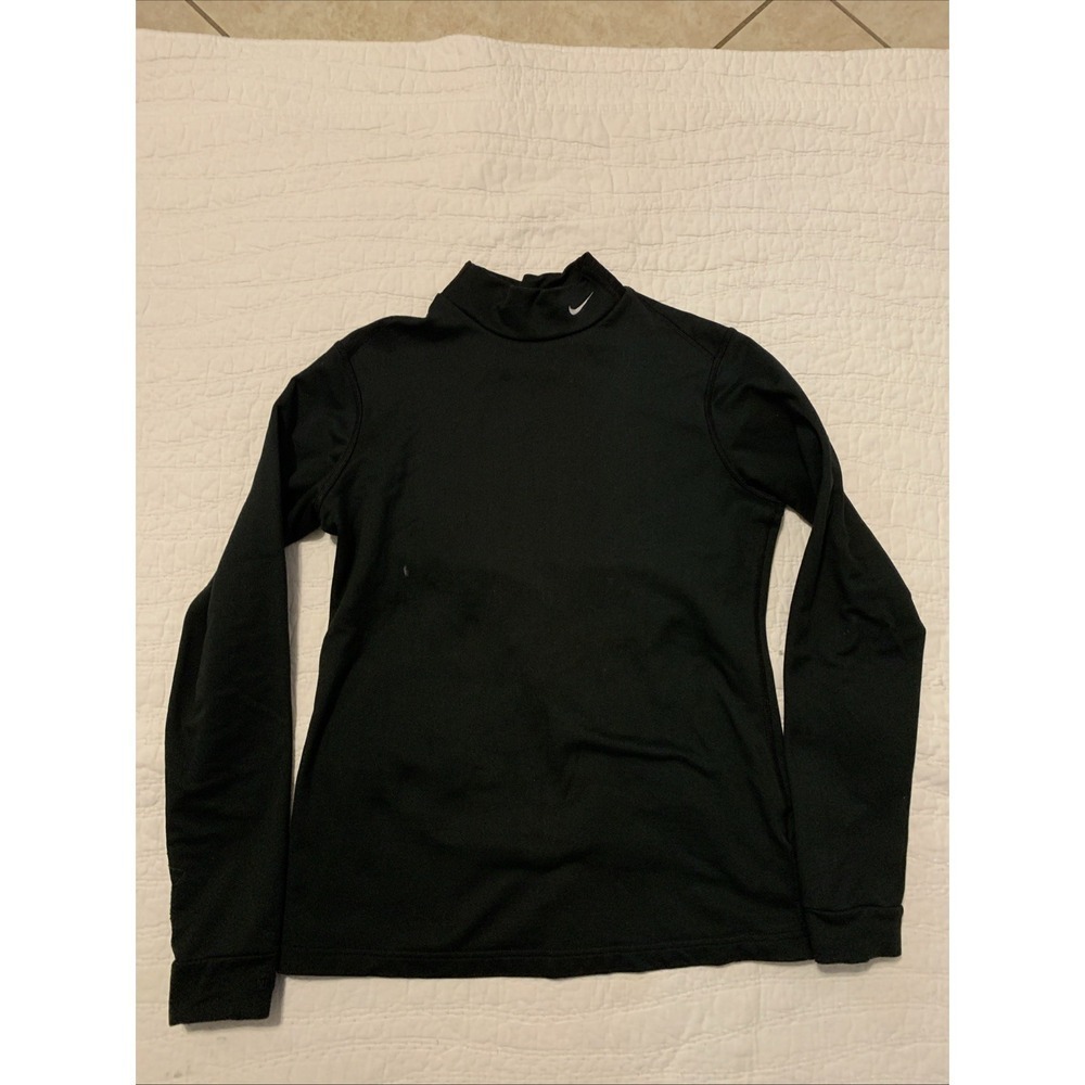 Nike Pro Therma Black, size Large woman's. Nike Compression shirt